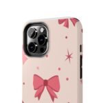 Chic Bow Phone Case, Stylish Phone Cover, Gift for Her, Trendy Tech Accessory, Cute Bow Design, Durable Phone Case