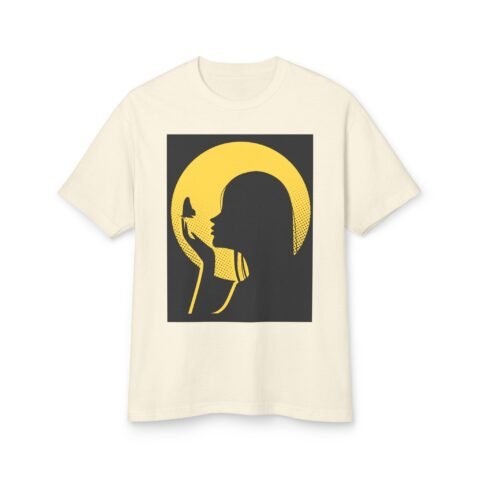 Retro Butterfly Silhouette Tee - Unisex Garment-Dyed Cotton T-Shirt