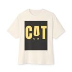 Cat-Themed Unisex Oversized Tee - Perfect for Cat Lovers