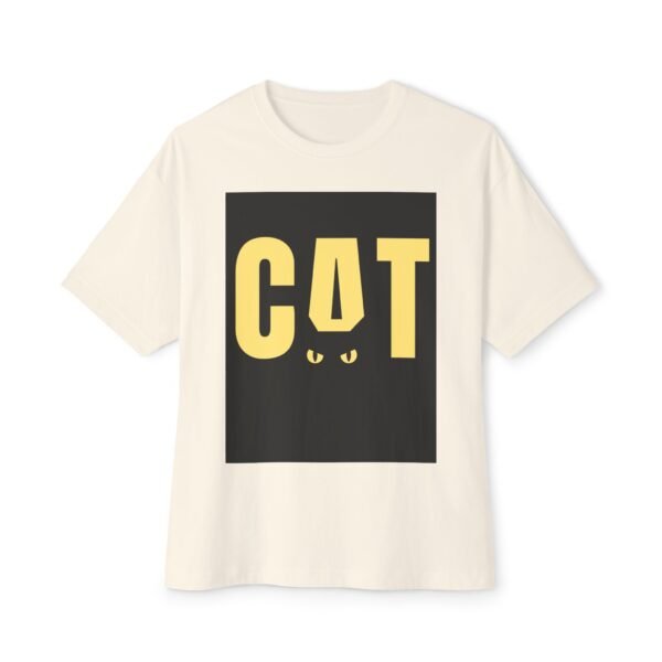 Cat-Themed Unisex Oversized Tee - Perfect for Cat Lovers