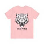 Tiger Power Unisex Jersey Tee - Bold Graphic T-Shirt for Animal Lovers