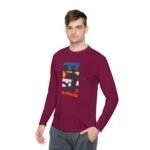Unisex Lightweight Long Sleeve Tee – Basketball Dunk Design