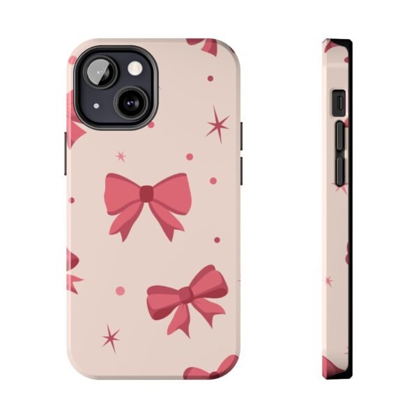 Chic Bow Phone Case, Stylish Phone Cover, Gift for Her, Trendy Tech Accessory, Cute Bow Design, Durable Phone Case