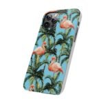 Tropical Flamingo Phone Case, Slim Case, Beach Vibes, Summer Accessory, Gift for Her, Travel Lover, Phone Accessories