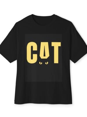 Cat-Themed Unisex Oversized Tee - Perfect for Cat Lovers