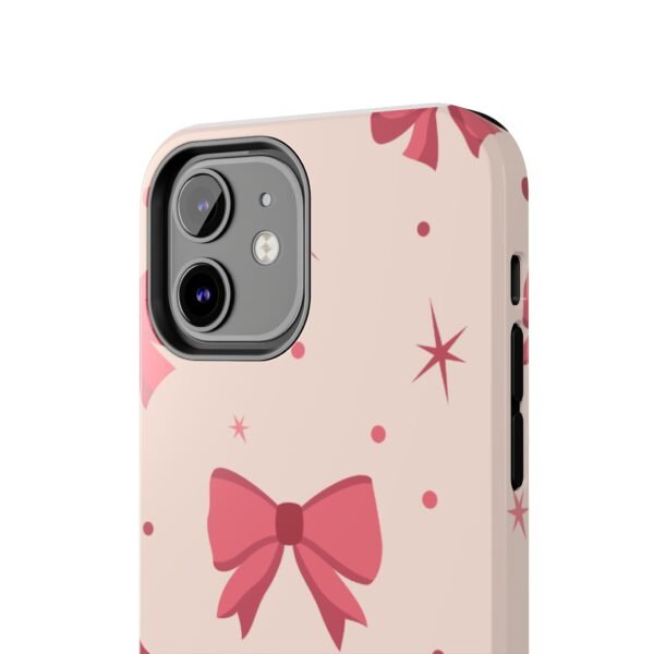 Chic Bow Phone Case, Stylish Phone Cover, Gift for Her, Trendy Tech Accessory, Cute Bow Design, Durable Phone Case