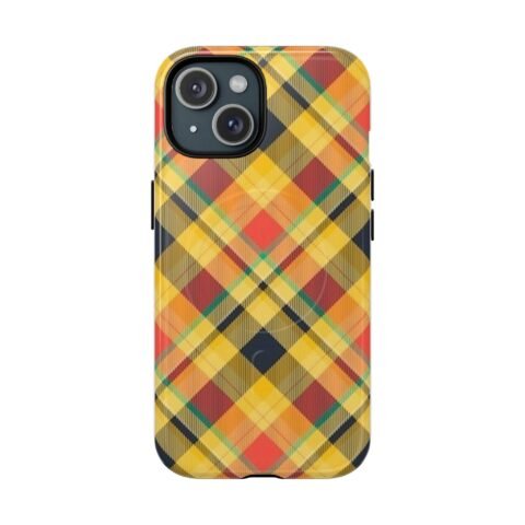 Plaid Tough Magnetic Phone Cases | Stylish, Durable, Protective Gift for Him or Her, Unique Pattern, Everyday Use, Holiday Essentials