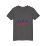 Patriotic Youth Short Sleeve Tee - USA Design for Fourth of July & Independence Day Celebrations