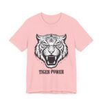 Tiger Power Unisex Jersey Tee - Bold Graphic T-Shirt for Animal Lovers