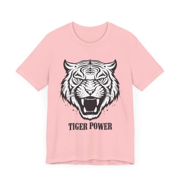 Tiger Power Unisex Jersey Tee - Bold Graphic T-Shirt for Animal Lovers