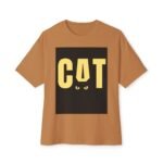 Cat-Themed Unisex Oversized Tee - Perfect for Cat Lovers