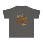 Wild One Youth Tee - Cute Bear Graphic T-Shirt for Kids