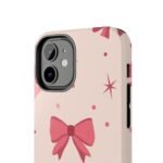 Chic Bow Phone Case, Stylish Phone Cover, Gift for Her, Trendy Tech Accessory, Cute Bow Design, Durable Phone Case