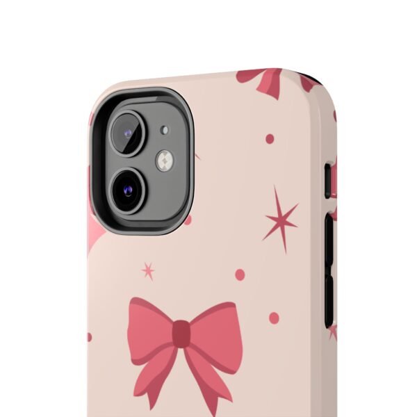 Chic Bow Phone Case, Stylish Phone Cover, Gift for Her, Trendy Tech Accessory, Cute Bow Design, Durable Phone Case