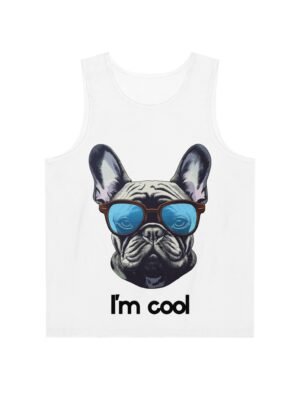 Cool French Bulldog Men's Tank Top - Perfect for Summer & Casual Wear