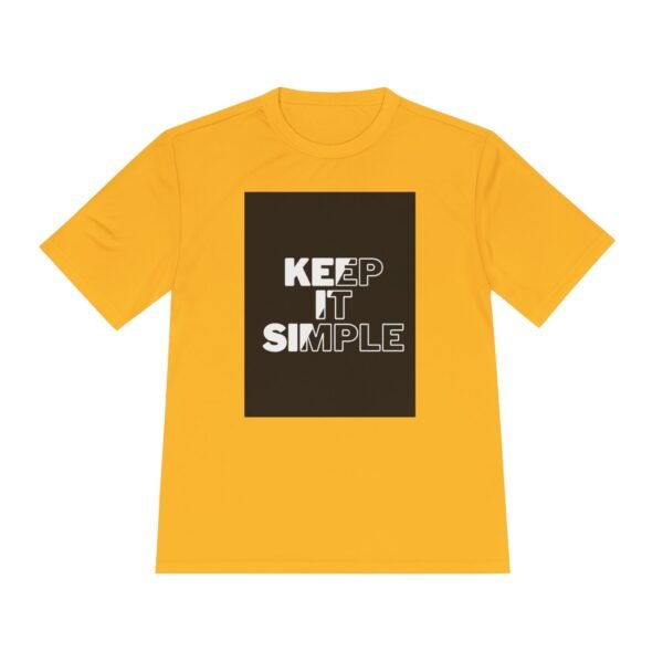 Unisex Moisture Wicking Tee - 'Keep It Simple' Workout Shirt