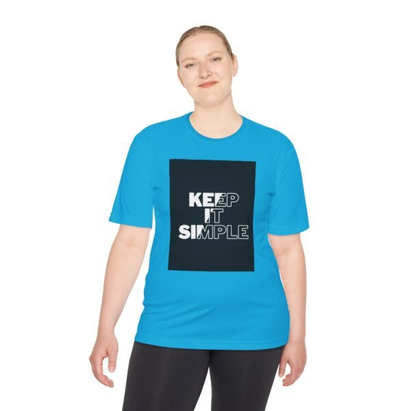 Unisex Moisture Wicking Tee - 'Keep It Simple' Workout Shirt