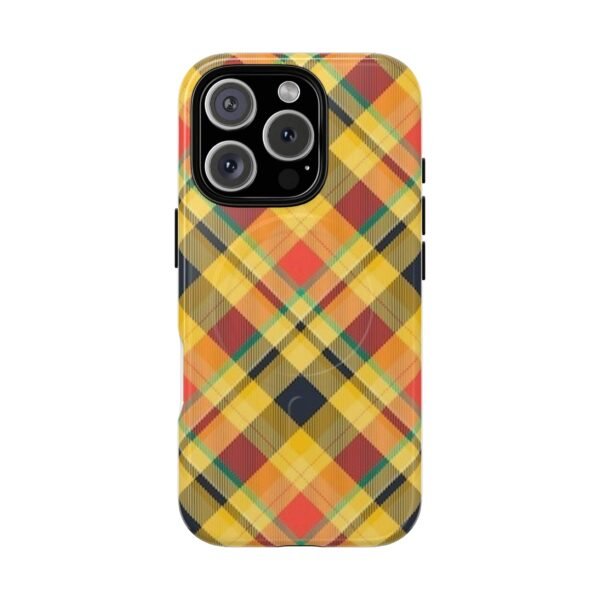 Plaid Tough Magnetic Phone Cases | Stylish, Durable, Protective Gift for Him or Her, Unique Pattern, Everyday Use, Holiday Essentials