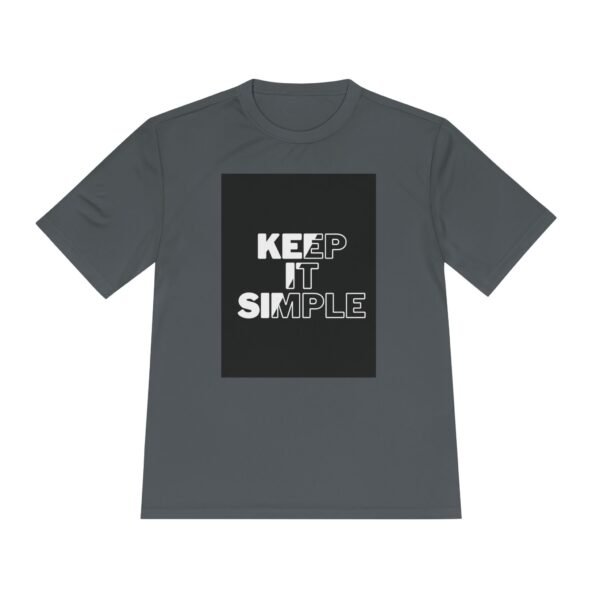 Unisex Moisture Wicking Tee - 'Keep It Simple' Workout Shirt