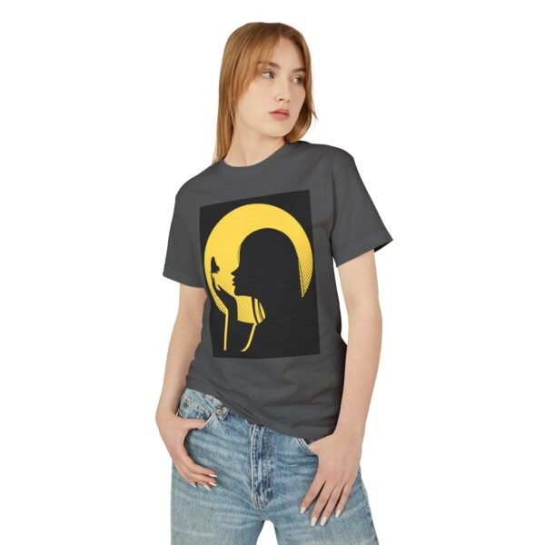 Retro Butterfly Silhouette Tee - Unisex Garment-Dyed Cotton T-Shirt