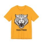 Tiger Power Unisex Jersey Tee - Bold Graphic T-Shirt for Animal Lovers