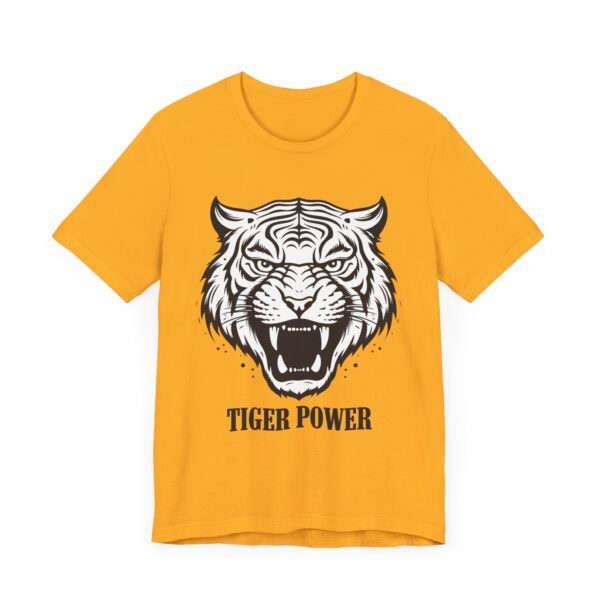 Tiger Power Unisex Jersey Tee - Bold Graphic T-Shirt for Animal Lovers