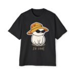 Men's Heavy Oversized Tee - Cool Cat Graphic T-Shirt