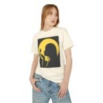 Retro Butterfly Silhouette Tee - Unisex Garment-Dyed Cotton T-Shirt