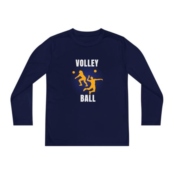 Youth Long Sleeve Volleyball Tee - Perfect for Sports Enthusiasts