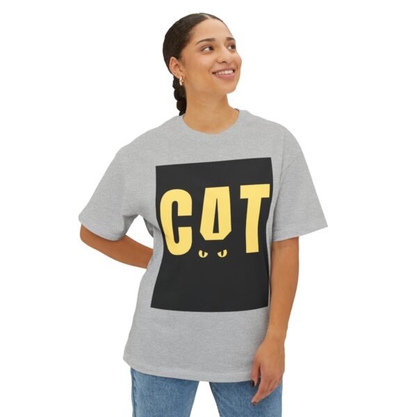Cat-Themed Unisex Oversized Tee - Perfect for Cat Lovers