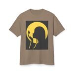 Retro Butterfly Silhouette Tee - Unisex Garment-Dyed Cotton T-Shirt