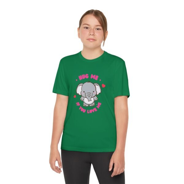 Youth Elephant Graphic Tee - "Hug Me If You Love Me"