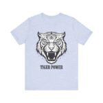 Tiger Power Unisex Jersey Tee - Bold Graphic T-Shirt for Animal Lovers