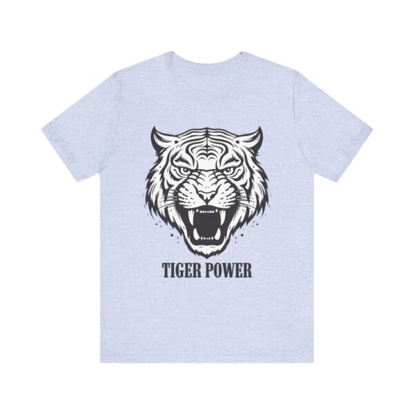 Tiger Power Unisex Jersey Tee - Bold Graphic T-Shirt for Animal Lovers