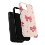 Chic Bow Phone Case, Stylish Phone Cover, Gift for Her, Trendy Tech Accessory, Cute Bow Design, Durable Phone Case