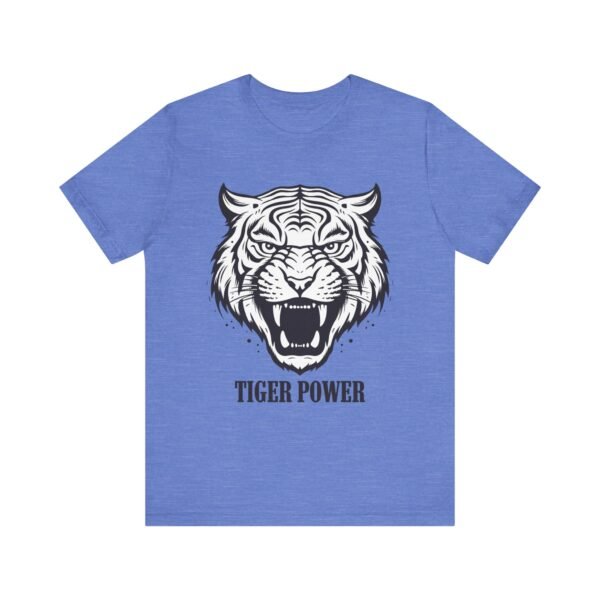 Tiger Power Unisex Jersey Tee - Bold Graphic T-Shirt for Animal Lovers