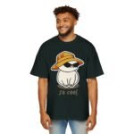 Men's Heavy Oversized Tee - Cool Cat Graphic T-Shirt