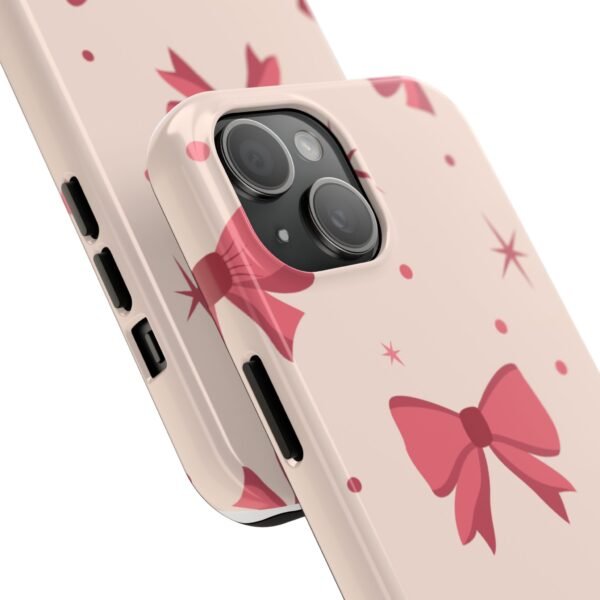 Chic Bow Phone Case, Stylish Phone Cover, Gift for Her, Trendy Tech Accessory, Cute Bow Design, Durable Phone Case