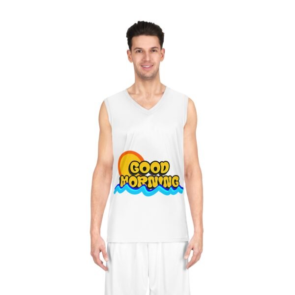 Good Morning Basketball Jersey - Casual Sportswear for Active Lifestyle