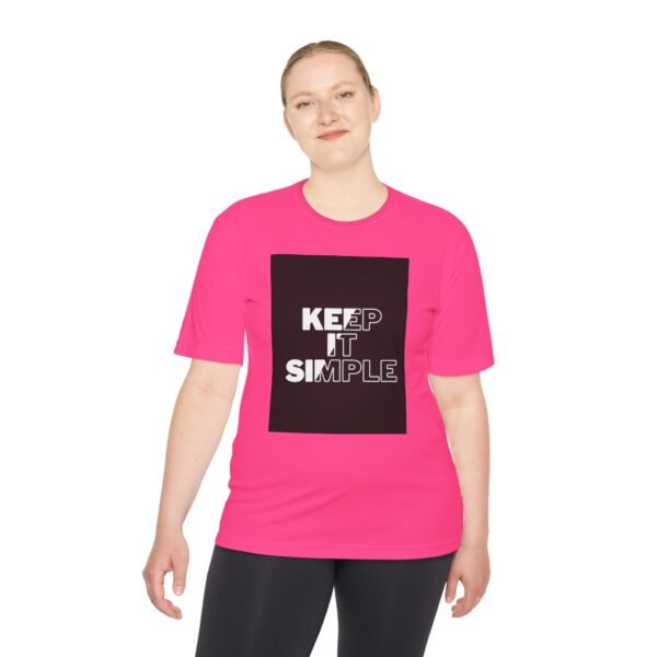 Unisex Moisture Wicking Tee - 'Keep It Simple' Workout Shirt