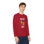 Youth Long Sleeve Volleyball Tee - Perfect for Sports Enthusiasts