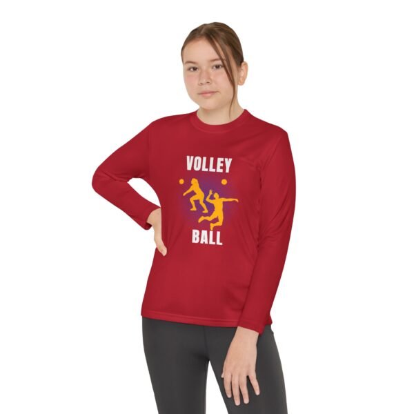 Youth Long Sleeve Volleyball Tee - Perfect for Sports Enthusiasts