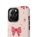 Chic Bow Phone Case, Stylish Phone Cover, Gift for Her, Trendy Tech Accessory, Cute Bow Design, Durable Phone Case