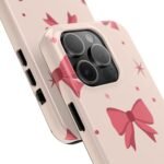 Chic Bow Phone Case, Stylish Phone Cover, Gift for Her, Trendy Tech Accessory, Cute Bow Design, Durable Phone Case