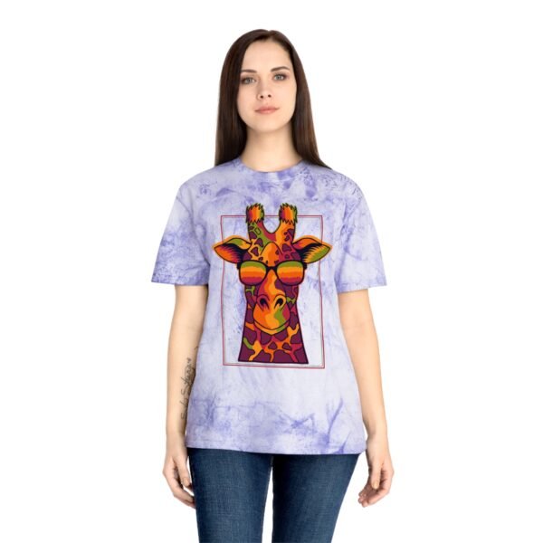 Colorful Giraffe Graphic T-Shirt - Unisex Casual Wear
