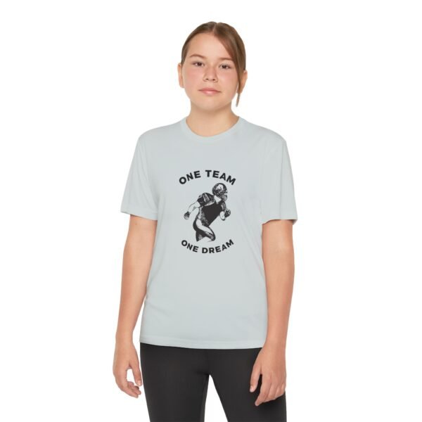 Youth Competitor Tee - One Team One Dream Football Shirt for Young Athletes