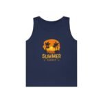 Summer Sunset Unisex Heavy Cotton Tank Top - Tropical Vibe Beachwear