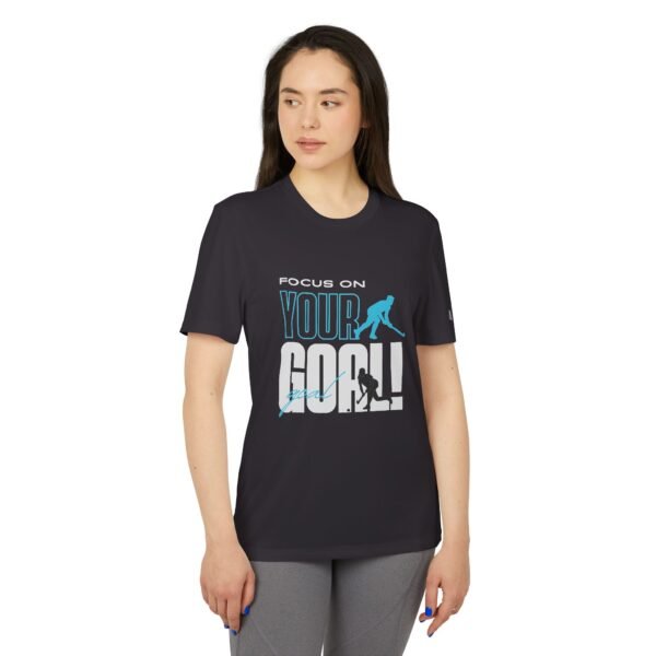 Motivational Adidas Unisex Sport T-Shirt - Focus on Your Goal