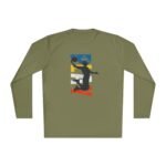 Unisex Lightweight Long Sleeve Tee – Basketball Dunk Design