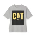 Cat-Themed Unisex Oversized Tee - Perfect for Cat Lovers